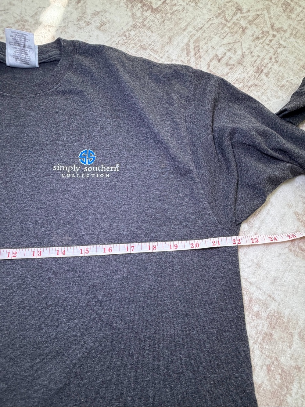 Simply Southern Football Graphic Long Sleeve Tee Women’s XL - Picture 10 of 11